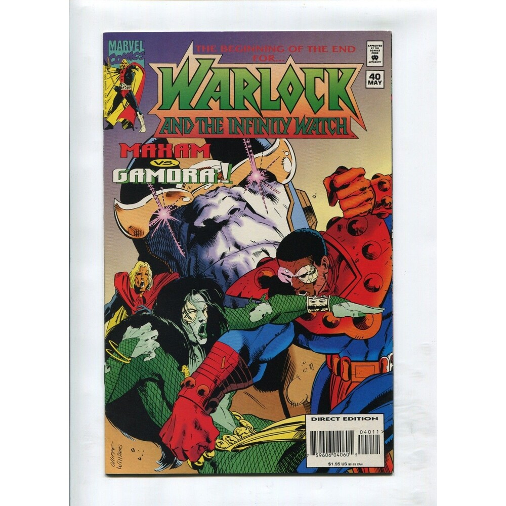 Warlock and the Infinity Watch #40 1995 Marvel Comics John Arcudi Comic Book